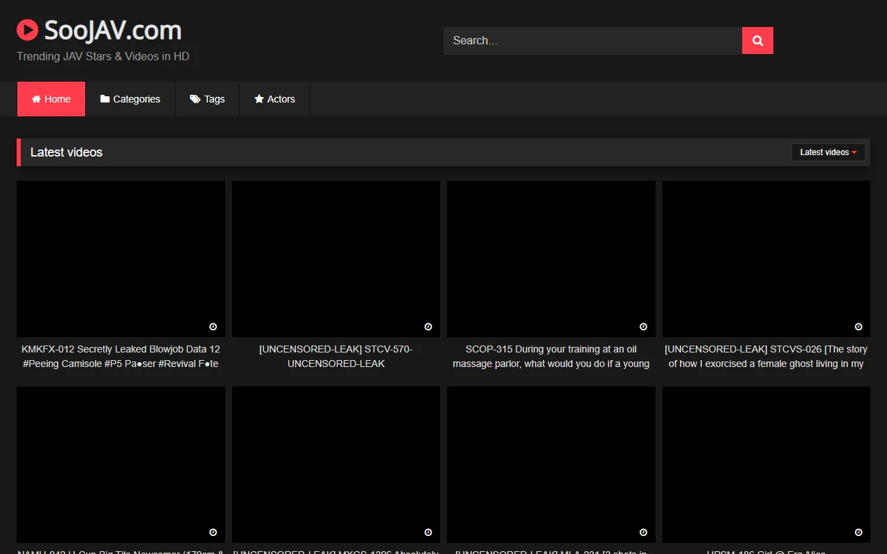 Screenshot: Soojav Website Review Screenshot of Soojav Website Review