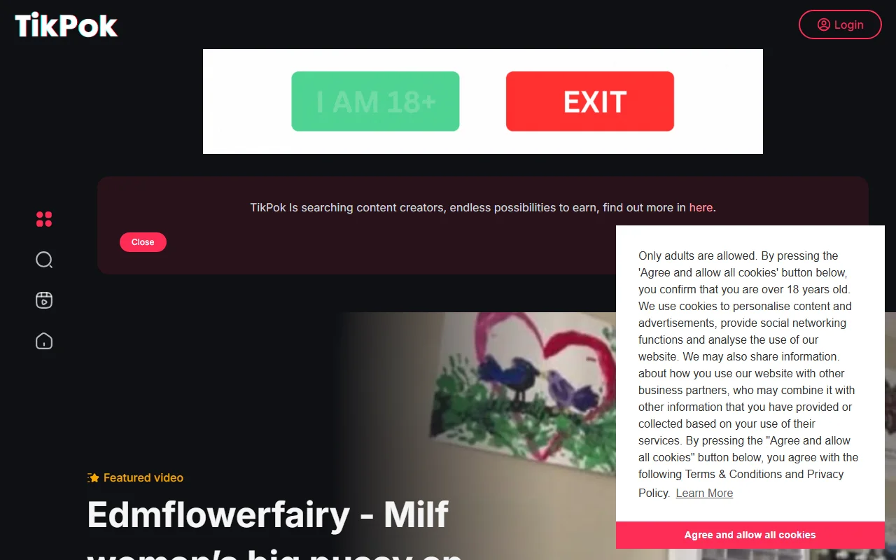 Screenshot: Tikpok Screenshot of Tikpok